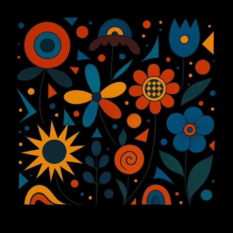 Fleurs abstraites