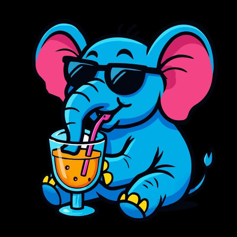 Elephant Comic Cocktail