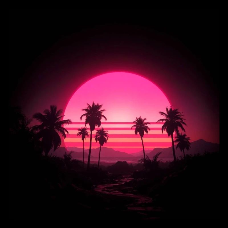 A dreamlike surreal image with high contrast an