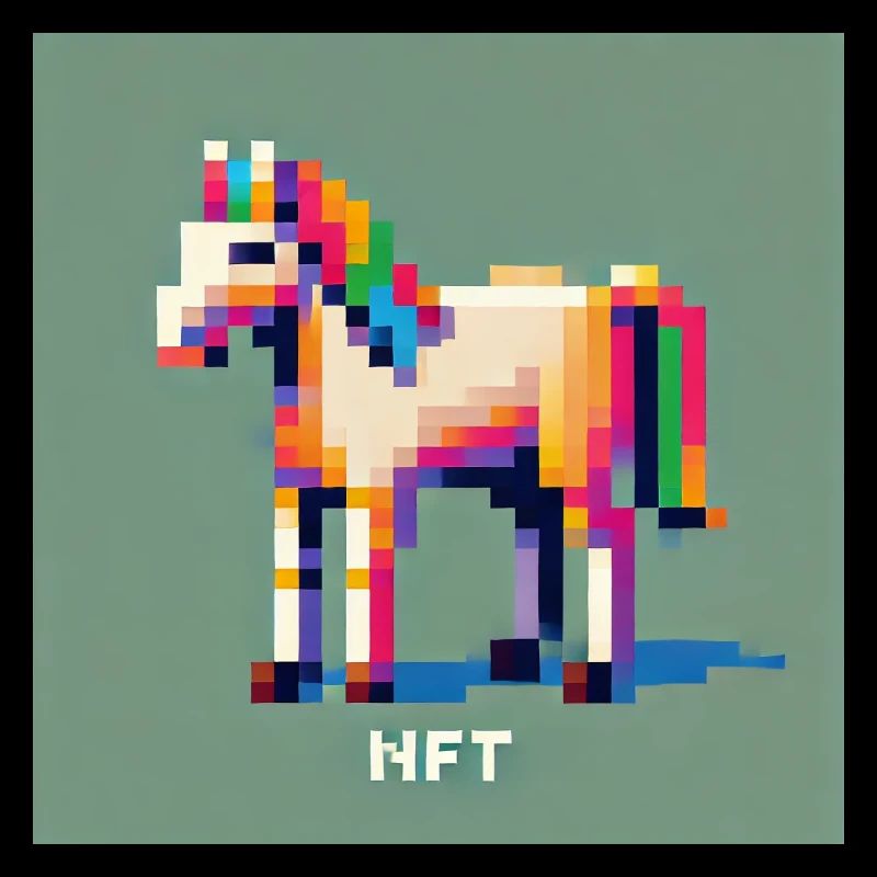 Jeton haute résolution 2024 NFT Cheval