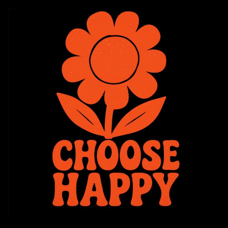 Choisissez Happy - Dans une couleur vive