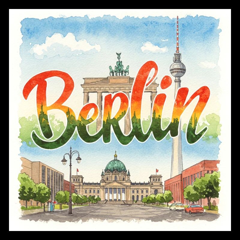 Berlin Aquarell