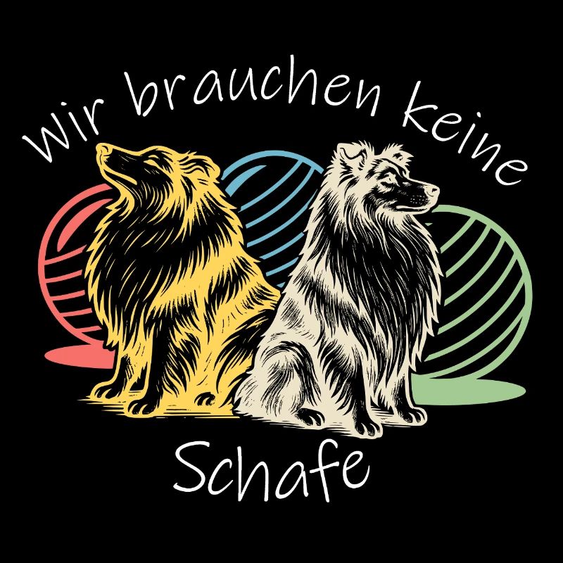 Treibball (bunt) mit Text