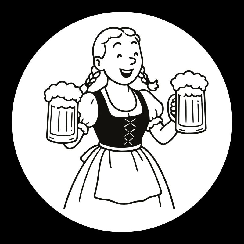 Bier mädchen