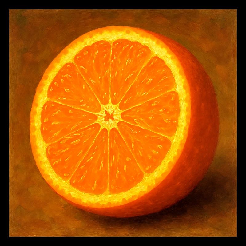 Split orange