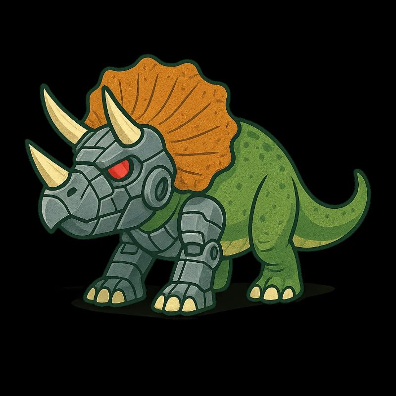 Transformation du robot tricératops