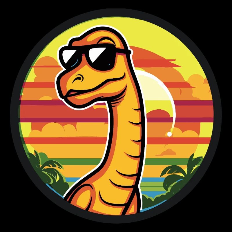 Dinosaur brontosaurus comic