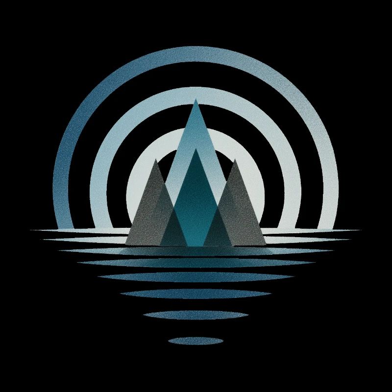 Symbolic Mountain Abstract Logo