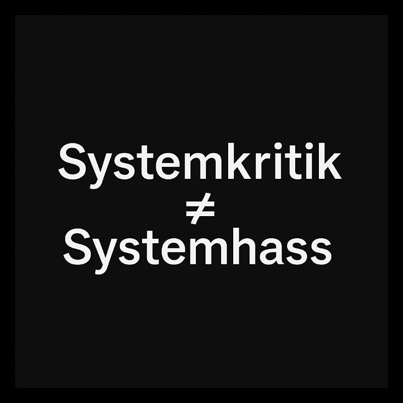 Critique du système