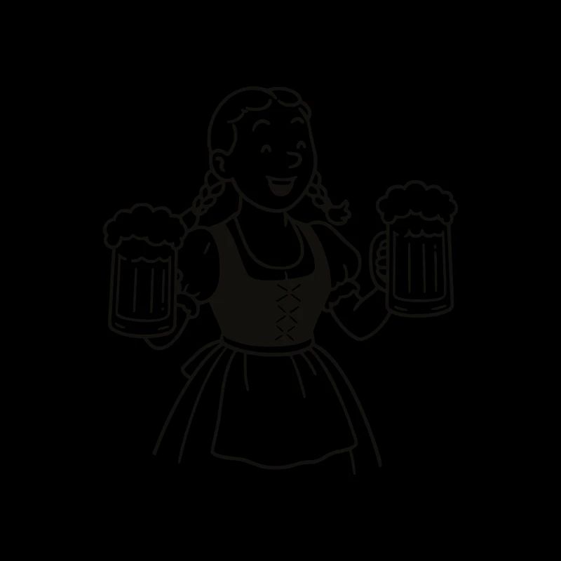 Bier Mädchen - Ein Prosit der Gemütlichkeit