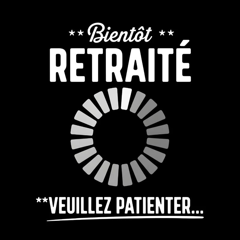 Bald in Rente gehen, bitte warten