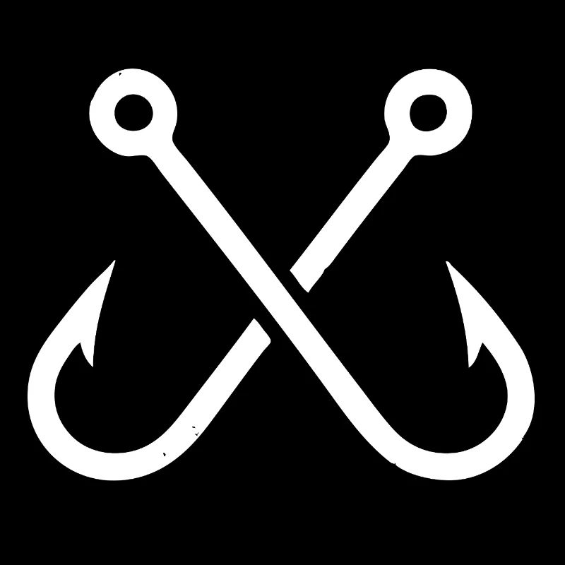 Fishhook crossed