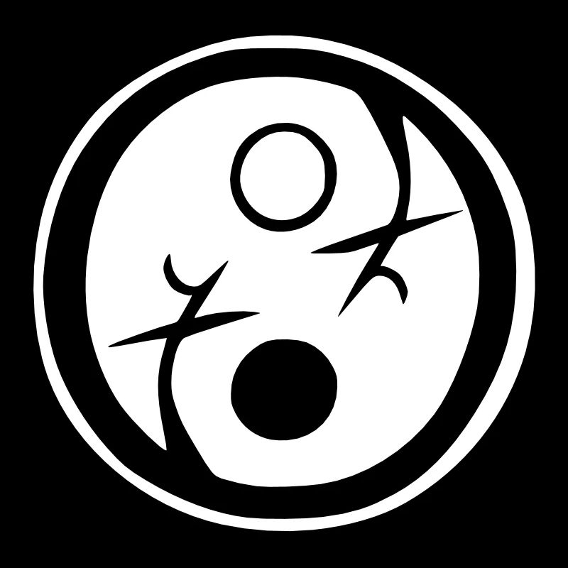 Yin Yang Sign Symbol Peace Happiness Vector 2
