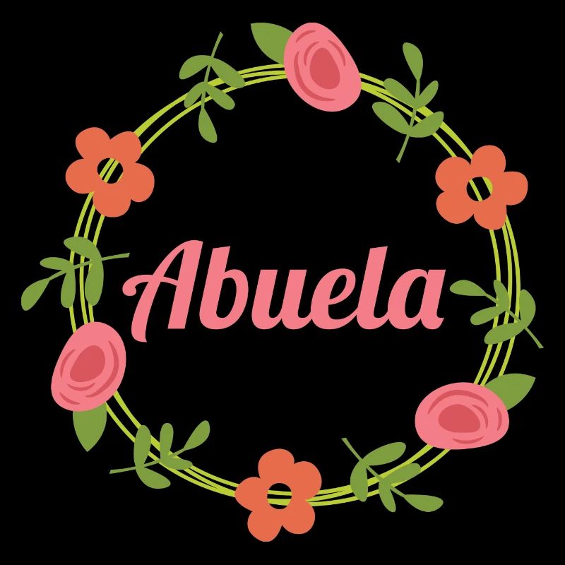 Abuela bunter Kranz Oma Großmutter Geschenk