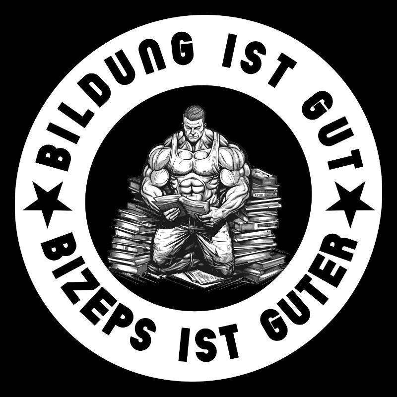 L’éducation est bonne, mais les biceps sont bons blancs