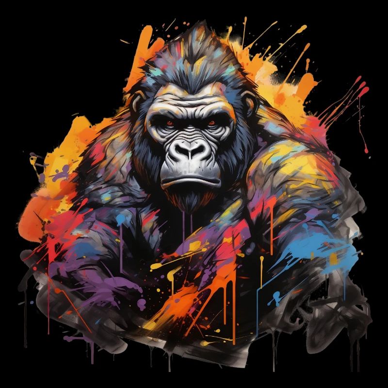 Stoic Gorilla. Graffiti-style wisdom.