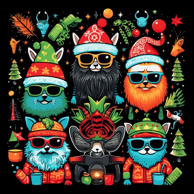 Pull de Noël moche -