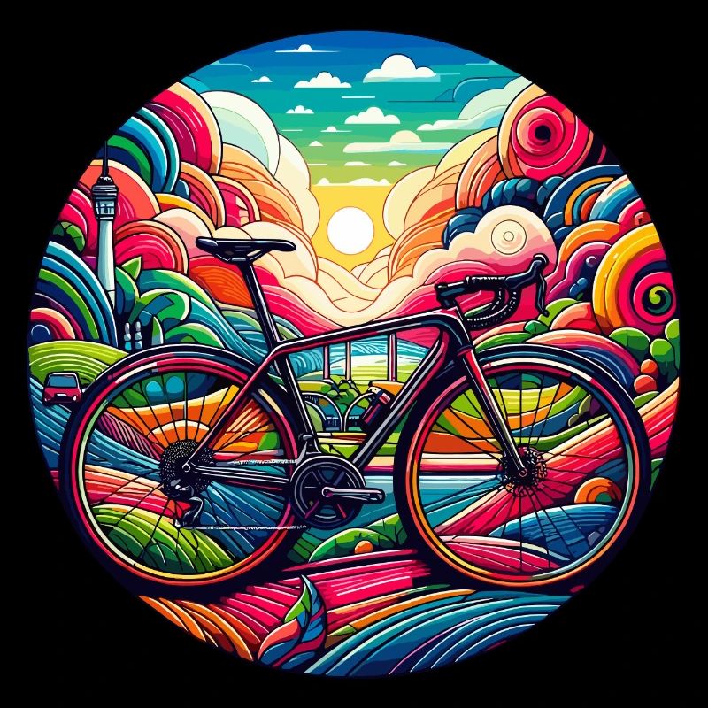 Beau vélo et couleurs
