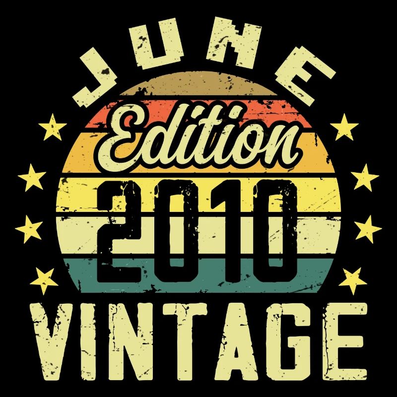 Juni 2010 Juni Retro Geburtstagsgeschenk Juni 2010