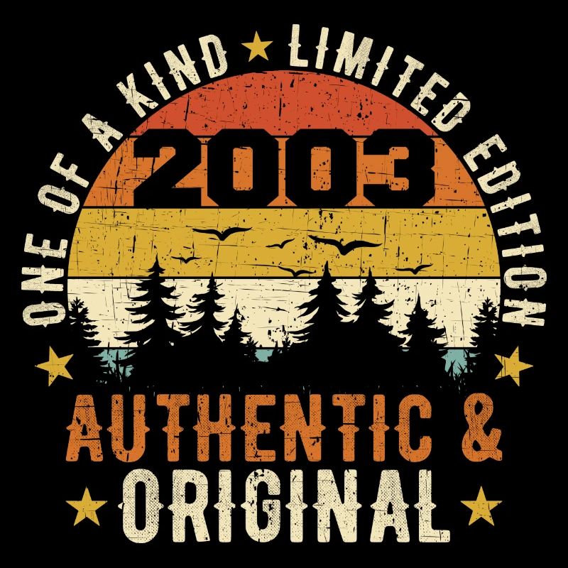 Original 2003 Geburtstagsgeschenk 2003 Authentisch