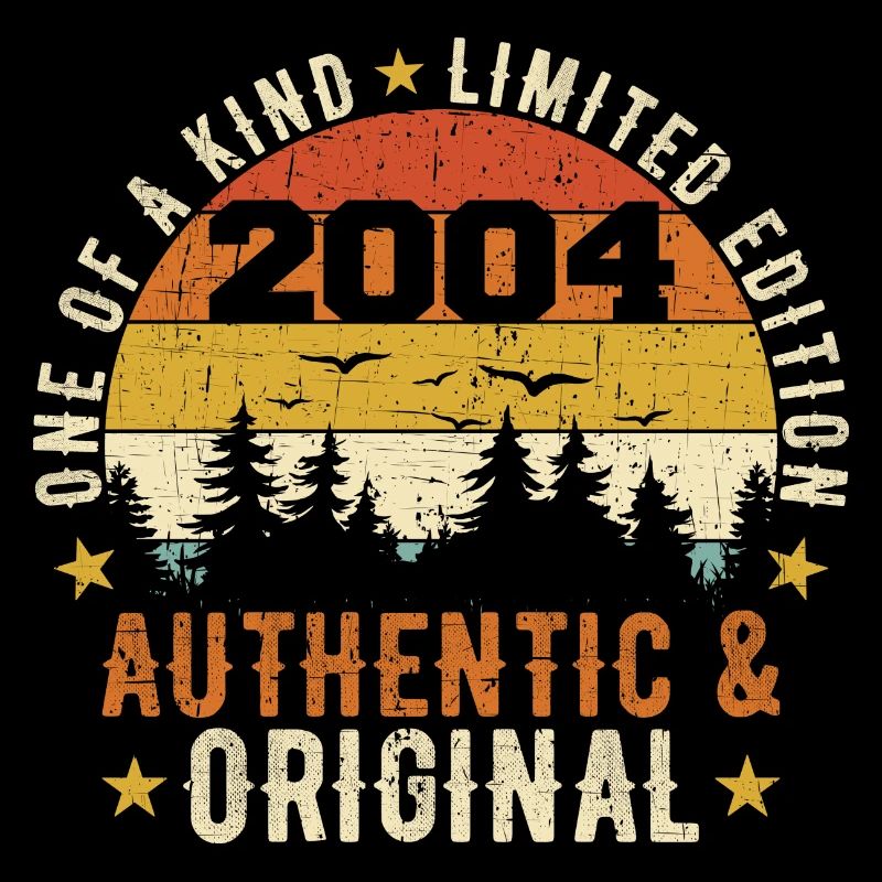 Original 2004 Geburtstagsgeschenk 2004 Authentisch