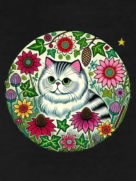 Silver Persian Cat