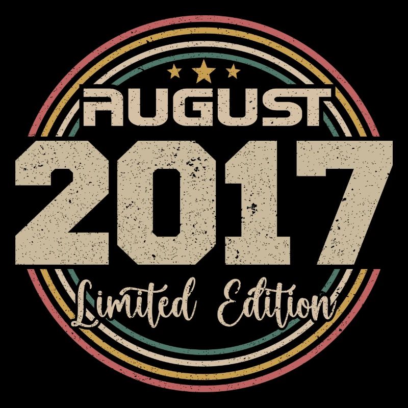 Jahrgang Geboren August 2017 Geburtstagsgeschenk 2017