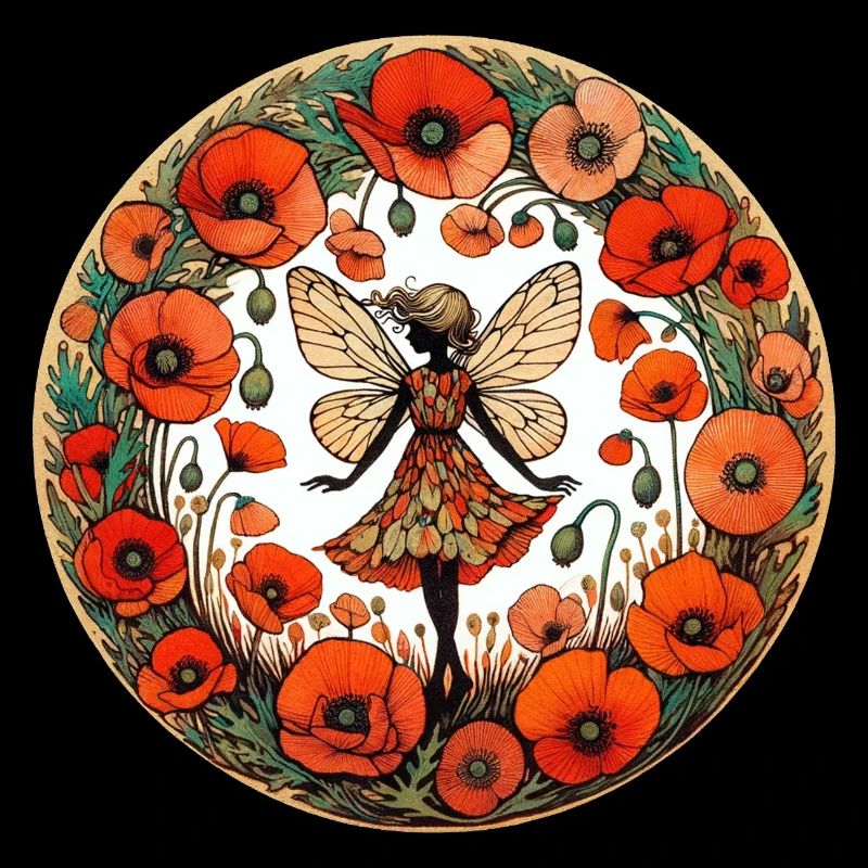 Fée Fleur De Coquelicot