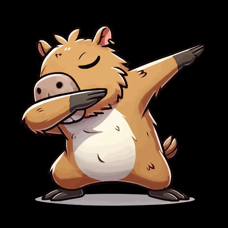 Le dabbing de capybara