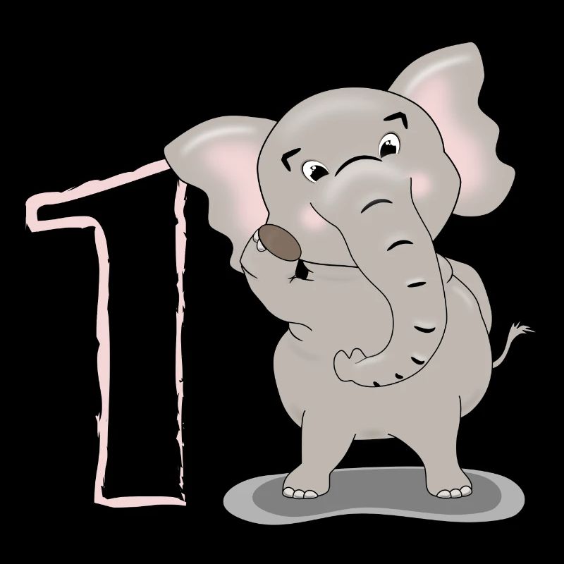 Großer Elefant - 1. Geburtstag