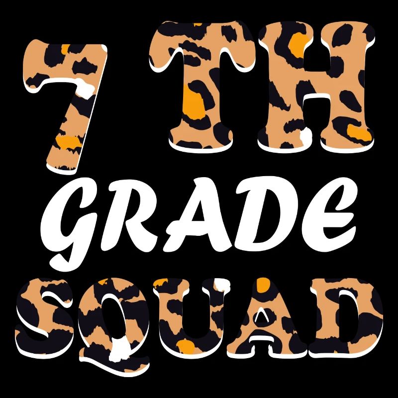 Cadeaux d’enseignant Leopard 7th Grade