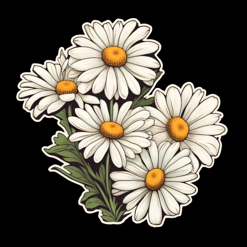 Gänseblümchen 5 Blüten