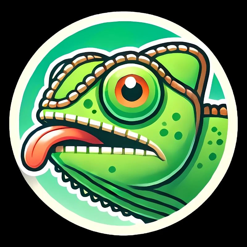 Conception originale de l’insigne de puissance caméléon