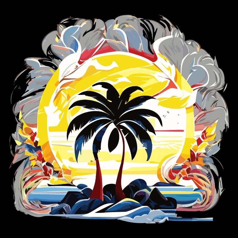 Palms in the Sun (Artwork Collection)
