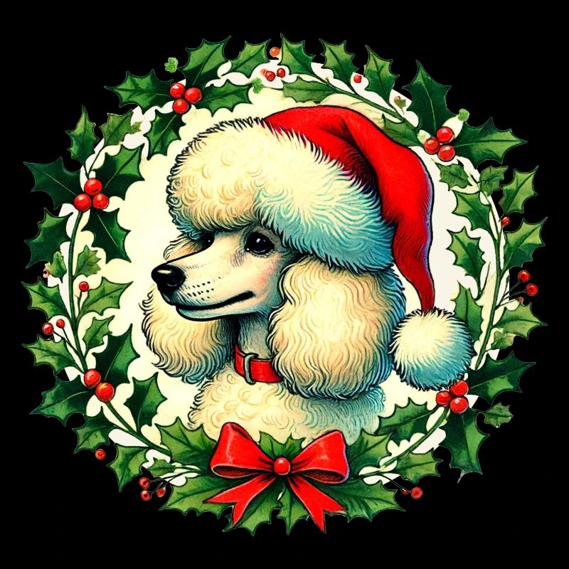 Caniche de Noël