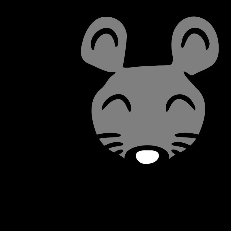 J’adore mon rat texte disant souris mignon petit rat