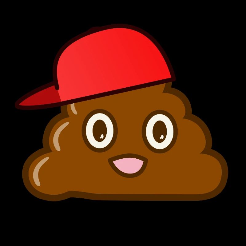 Mr. Turd Dude - Joyeux tas de caca avec casquette