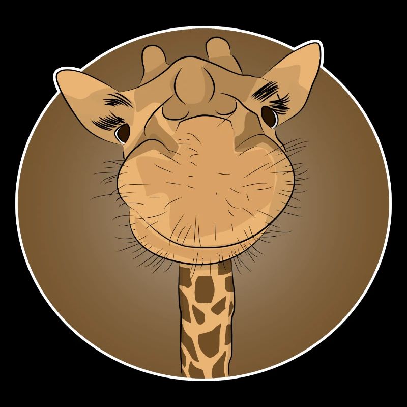 Funny giraffe bande dessinée