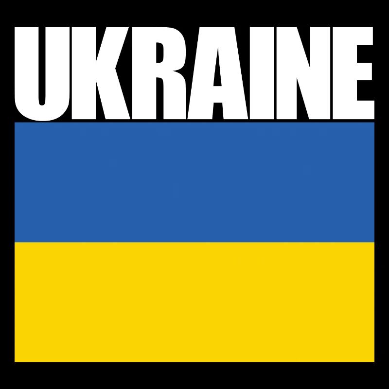 L’Ukraine et le drapeau de l’Ukraine