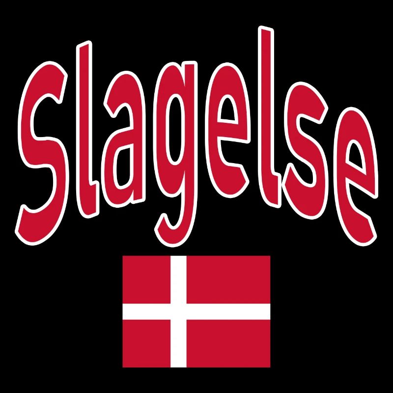 Drapeau de Slagelse Danemark