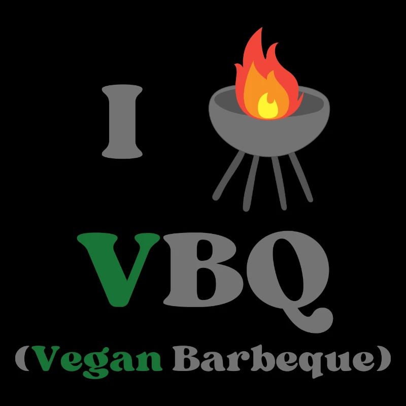 I love VBQ, vegan BBQ, smoke vegetable