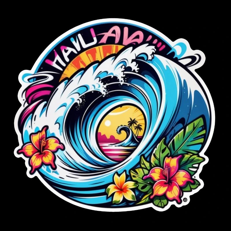 surf plage palmier soleil vacances