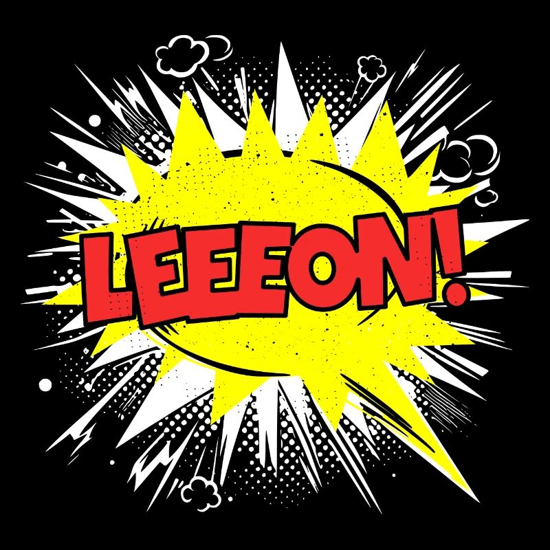 Leon Name Funny Speech Bubble Leeeon!