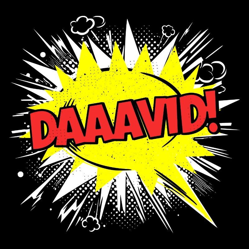 David Nom drôle bulle de dialogue Daaavid !