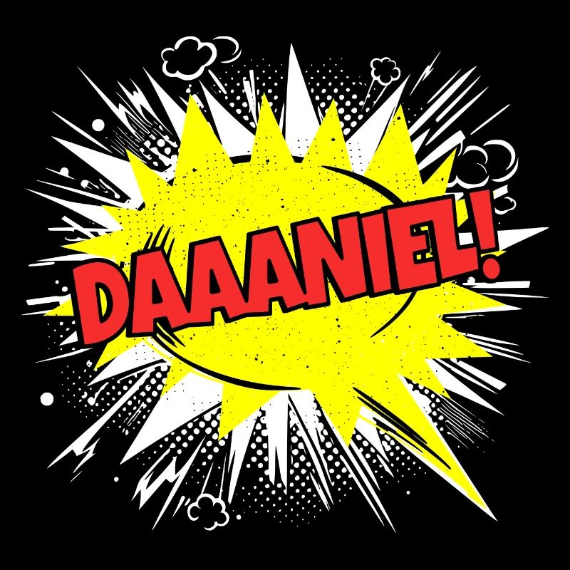 Le nom de Danie drôle de bulle de texte Daaaniel !