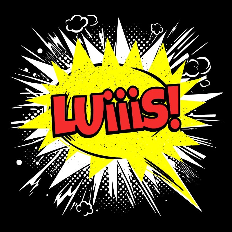 Luis Name Funny Speech Bubble Luiiis!