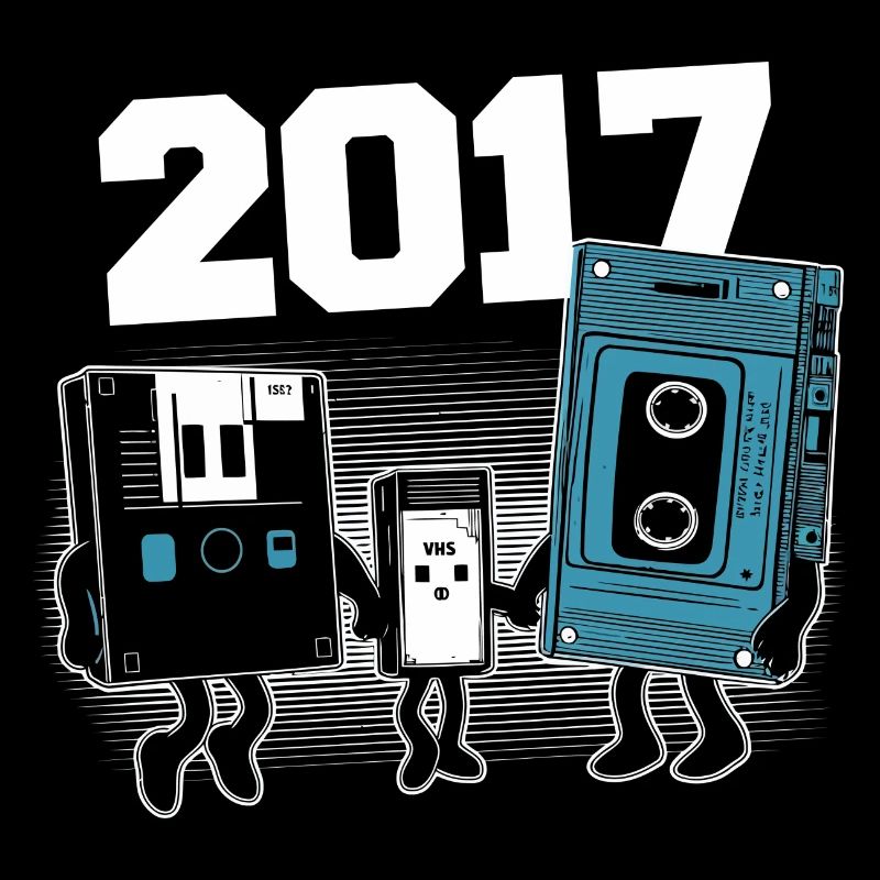 Vintage Born In 2017 Birthday Gift 2017
