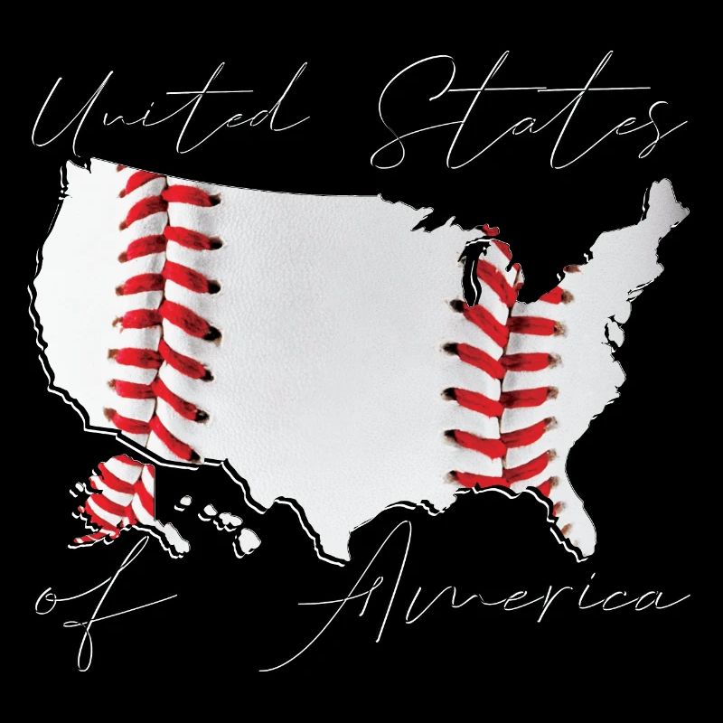 États-Unis | Vrai baseball | Script de carte