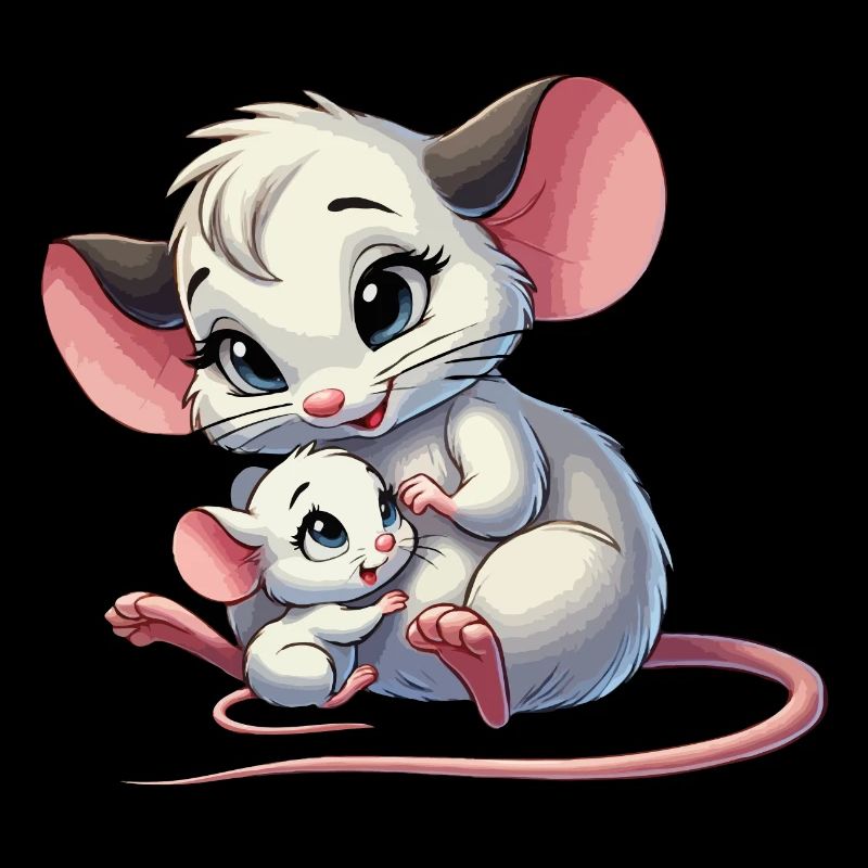 Mouse mother with child