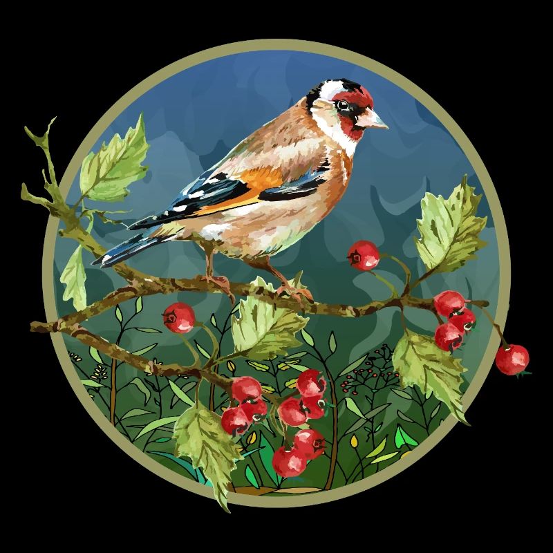 Bunter Vogel